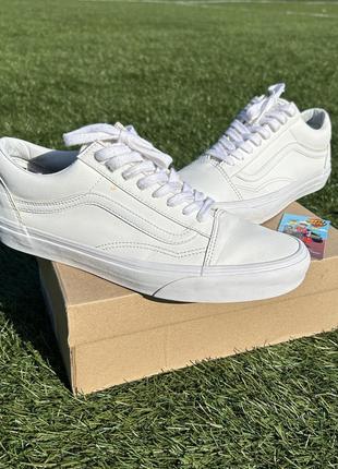 Мужские кожаные кеды vans old skool knu authentic kyle walker 112 pro