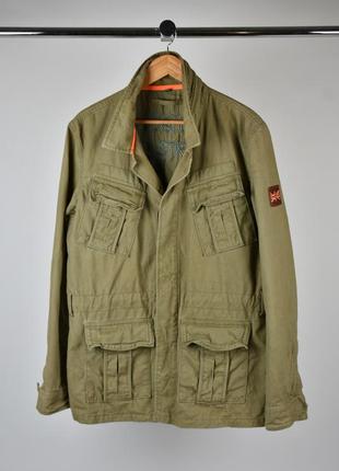 Superdry мужская куртка милитари оливковая зеленая размер m l