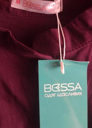 Жіноче нове плаття, бордове, bessa м/443 фото