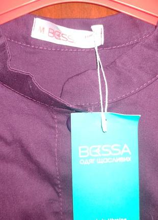 Жіноче нове плаття, бордове, bessa м/445 фото