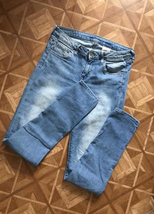 Синие джинсы скинни skinny