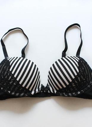 Бюстгальтер в полоску , 75а/34а
