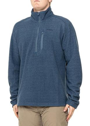Чоловіча флісова кофта simms rivershed quater zip s-m