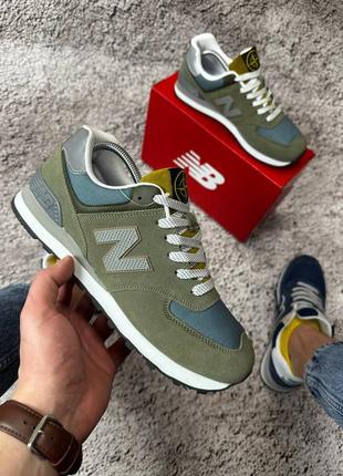 New balance 574 triumph green sale