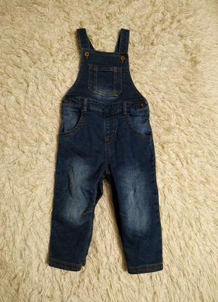 F&f 12-18міс джинсовий комбінезон як hm george zara next carter's