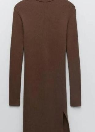 Красивое трикотажное платье zara