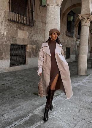 Красивое трикотажное платье zara