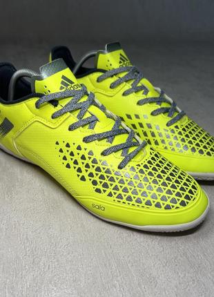 Футзалки adidas ace 16.3 court shoes - solar yellow / utility blue / night met