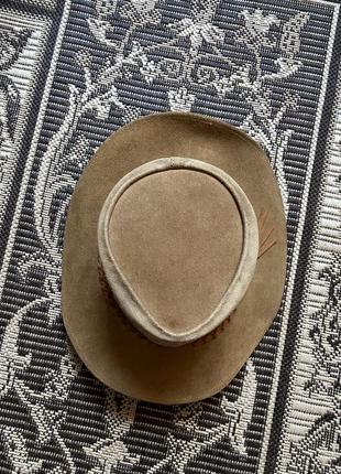 Шляпа кожаная винтаж australia western marlboro5 фото
