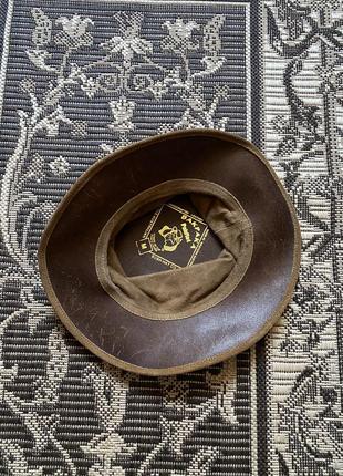 Шляпа кожаная винтаж australia western marlboro6 фото