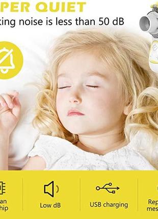 Небулайзер ингалятор feellife air kids мини портативный аккумуляторный с прохладным туманом