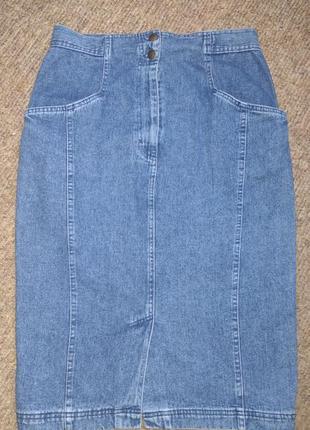 Женская джинсовая юбка1 фото
