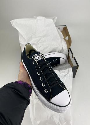 Кеды converse chuck taylor all star lift ox 560250c, оригинальные кеды конверс на платформе женские2 фото