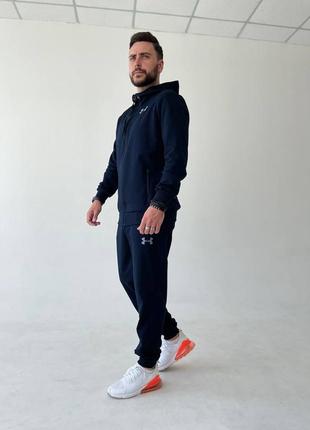 Чоловічий спортивний костюм under armour якість супер весняний двійка чоловічий8 фото