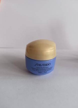 Крем для лифтинга и упругости кожи shiseido vital perfection uplifting and firming cream, 15 мл