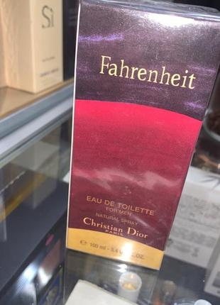 Мужские духи christian dior fahrenheit 100 ml туалетная вода (мужские духи кристиан диор фаренгейт парфюм)2 фото