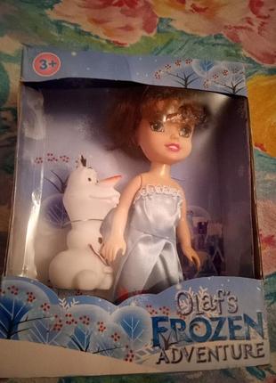 Набор кукла кукла и снеговик frozen