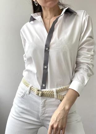 Базовая белая рубашка/рубашка от бренда burton