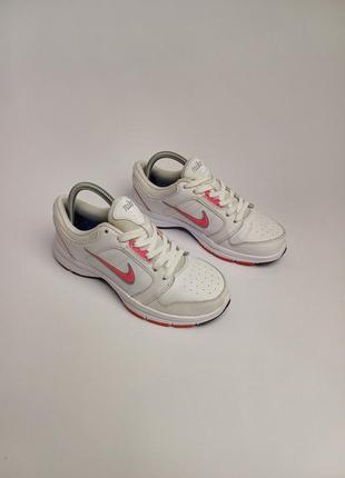 Nike steady, біло-рожеві кросівки
