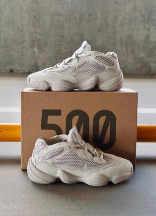 Yeezy boost 500 white1 фото