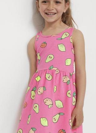 H&m нова легенька сукня для дівчаток на 8-10 років