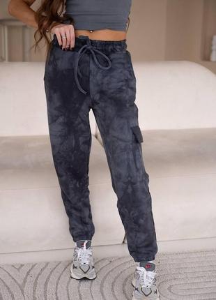 Женские весенние штаны на шнурке с карманами размеры 42-488 фото