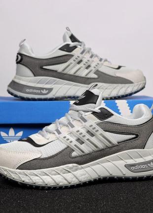 Чоловічі чорні білі сірі кросівки адідас adidas [40-44]5 фото