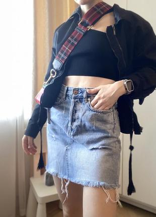 Юбка джинсовая