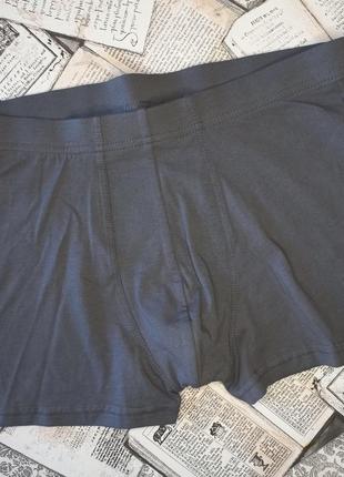 Труси боксери сірі 48-50 м бавовна h&m