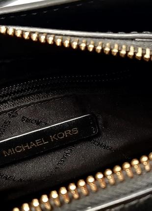 Сумка michael kors gabby small logo satchel оригинал9 фото