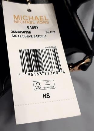 Сумка michael kors gabby small logo satchel оригинал8 фото