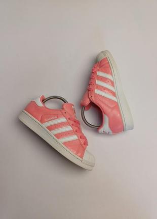 Adidas superstar, розовые кроссовки3 фото