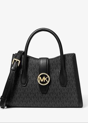 Сумка michael kors gabby small logo satchel оригинал