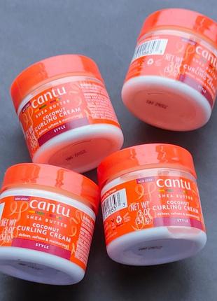 Крем для волос cantu, shea butter, coconut curling cream 57 g