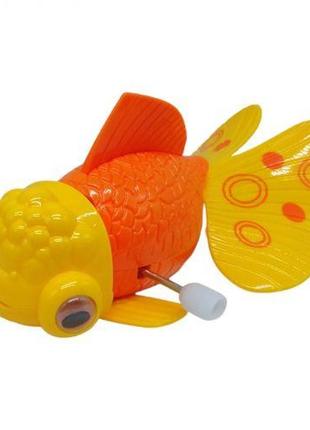Заводна іграшка "золота рибка" (жовтогаряча)