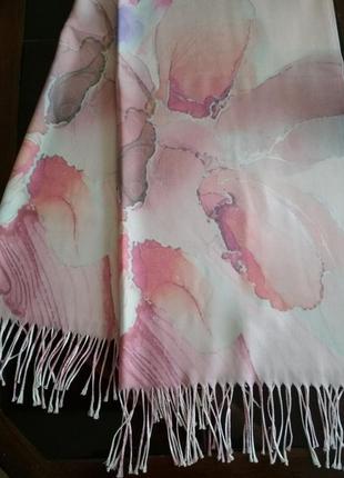 Красивий жіночий шарф, весняно-осінній, 180х70см, гарна якість3 фото