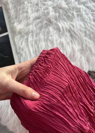 Невероятная шелковая юбка миди6 фото