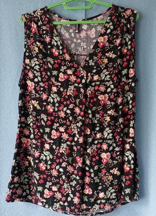 Блуза летняя в цветы chicoree, m1 фото