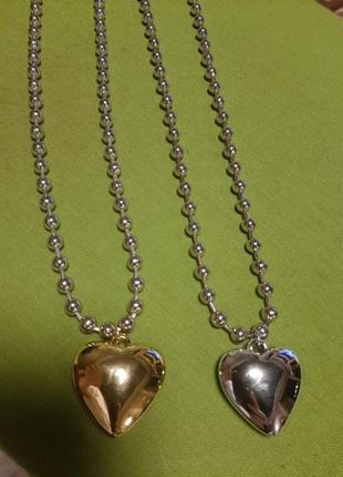 Колье ожерелье в виде сердца ❣8 фото