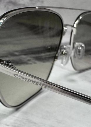 Солнцезащитные очки унисекс авиаторы зеркальные в металлической оправе3 фото