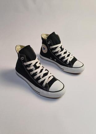 Converse 37.5, чорні високі кеди1 фото