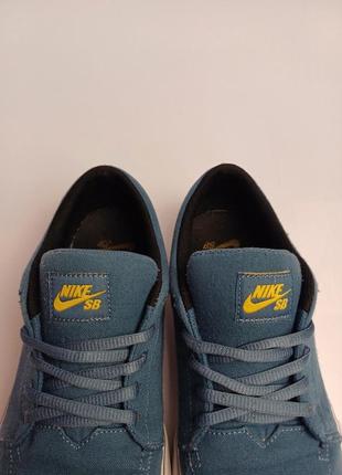 Nike sb, синие кроссовки5 фото