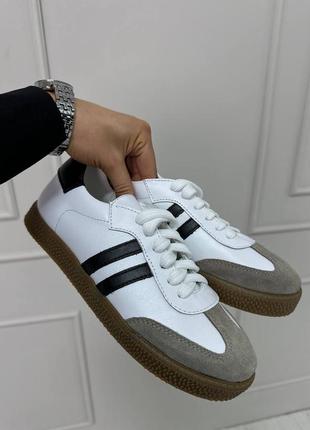 Кеды женские кожаные