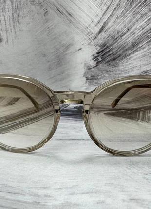 Солнцезащитные очки женские зеркальные прозрачная оправа ацетат2 фото