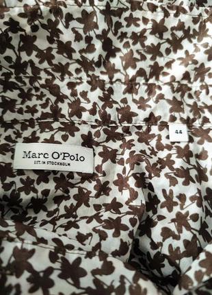 Рубашка блуза прямого кроя с принтом органический хлопок marc o polo /8377/9 фото