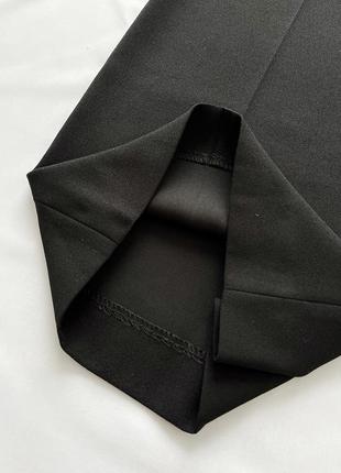 Чорні стильні штани кюлоти з високою посадкою zara6 фото