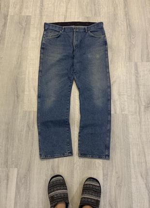 Джинсы вранглер винтаж сша багги vintage wrangler y2k baggy washed jeans