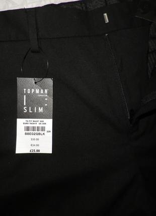 Брюки чинос topman (stretch slim) w304 фото