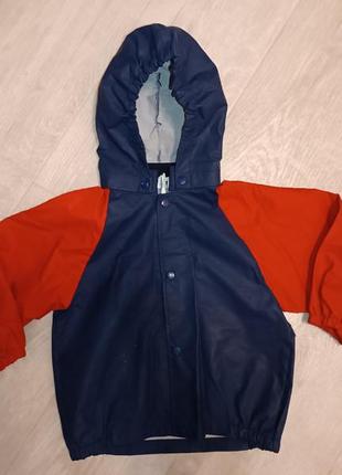 Куртка ветровка дождевик грязеприф 86 92 для мальчика девочки 1 2 года