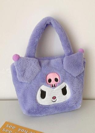 Sanrio куроми сумка аниме хеллоу китти сумочка kuromi hello kitty детская для девочки
